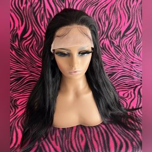 NATURAL SILKY STRAIGHT HIGH GRADE 100% HUMAN HAIR WIG